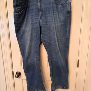 Duluth Coolmax Flex Ballroom Jeans 46x30 Relaxed Fit Denim